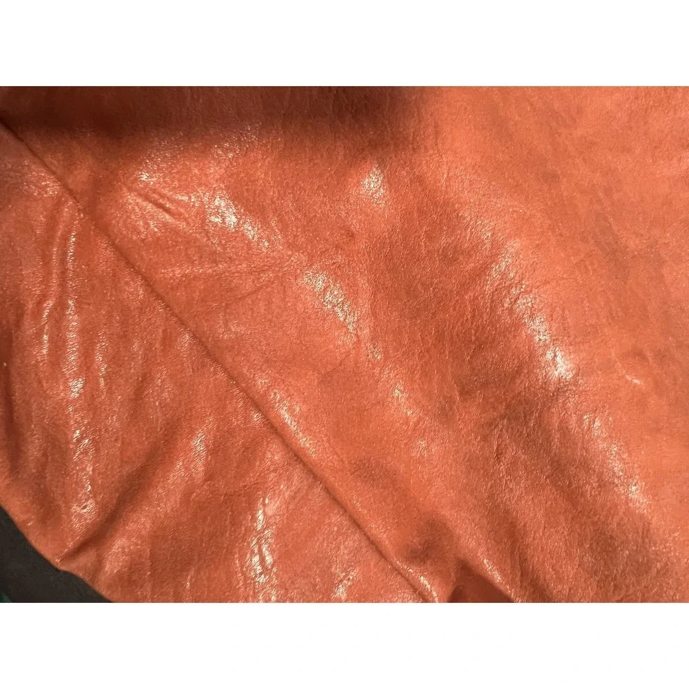 Bueno Rust Terracotta Faux Leather Hobo Shoulder Bag Adjustable‎ Strap Gold